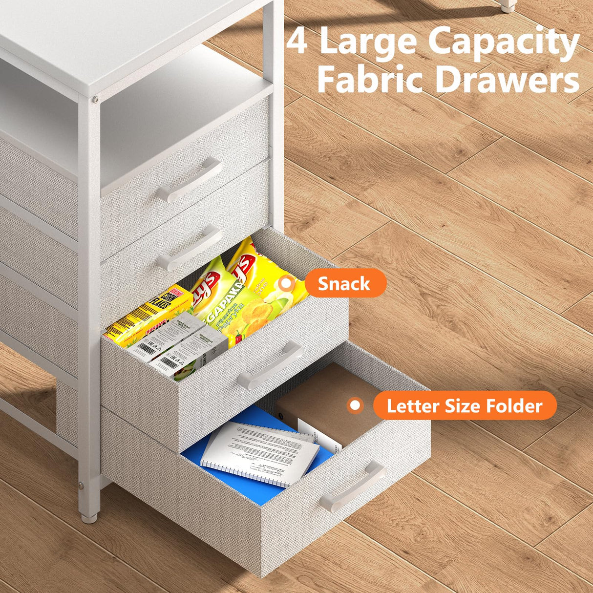 DOMICON 2 Person Desk with Power Outlet & LED Lights, Extra Long 94.5 Inch Computer Desk with Storage Shelves and Monitor Stand for Home Office, Double Gaming Desk, White DOMICON