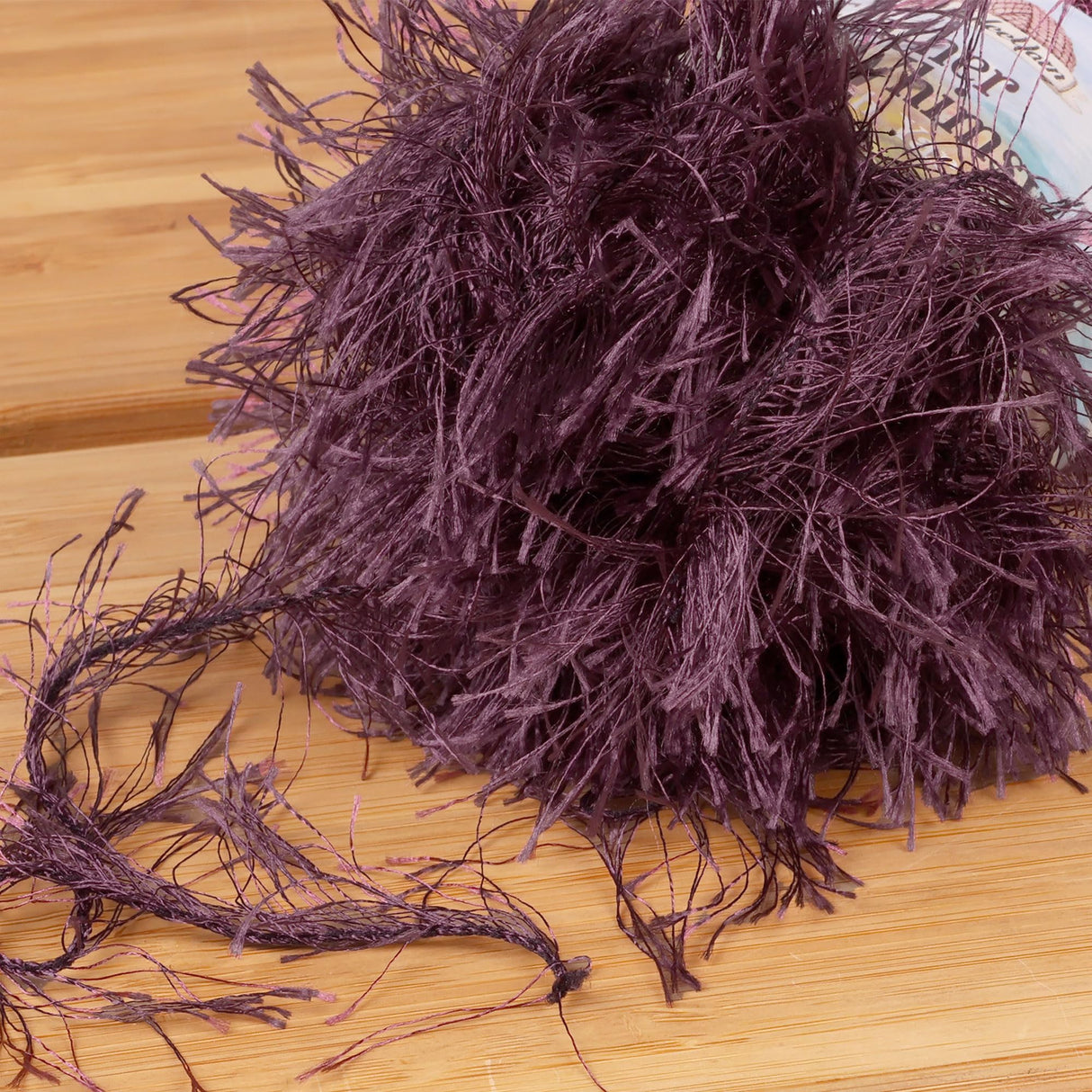 JubileeYarn Feather Whimsy Eyelash Yarn - 50g/Skein Fine Polyester Fur - Variety Pack - 12 Skeins BambooMN