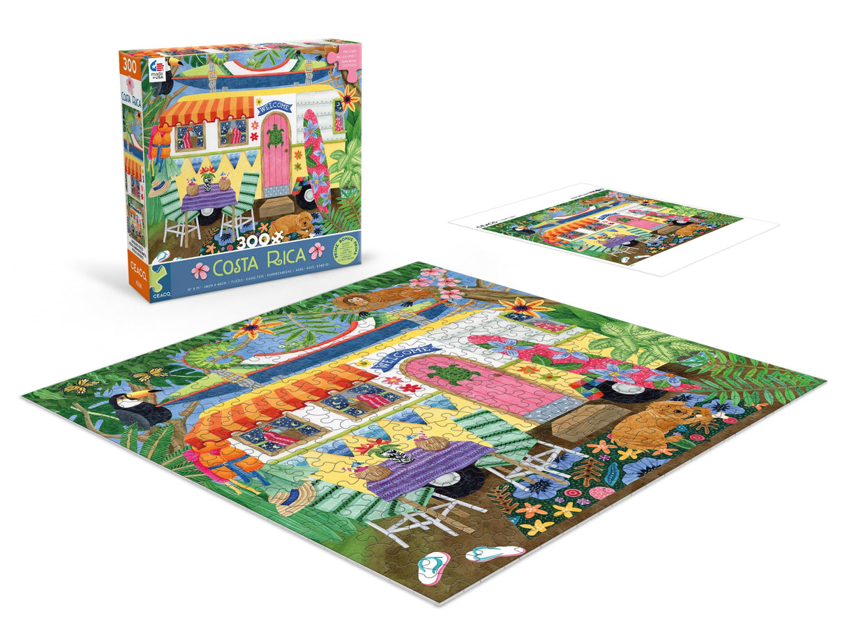 Ceaco - Happy Camper - Costa Rica - 300 Piece Jigsaw Puzzle Ceaco