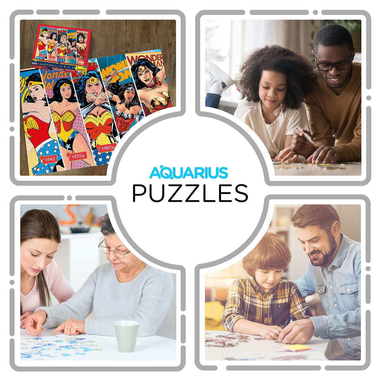 AQUARIUS DC Wonder Woman Puzzle (1000 Piece Jigsaw Puzzle) - Officially Licensed DC Comics Merchandise & Collectibles - Glare Free - Precision Fit - 20 x 28 Inches AQUARIUS