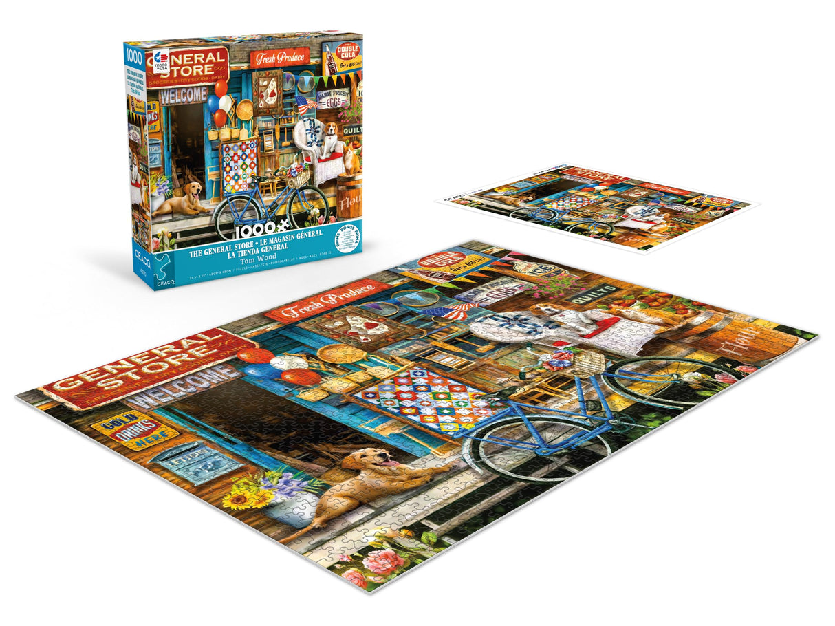 Ceaco - Tom Wood - The General Store - 1000 Piece Jigsaw Puzzle Ceaco