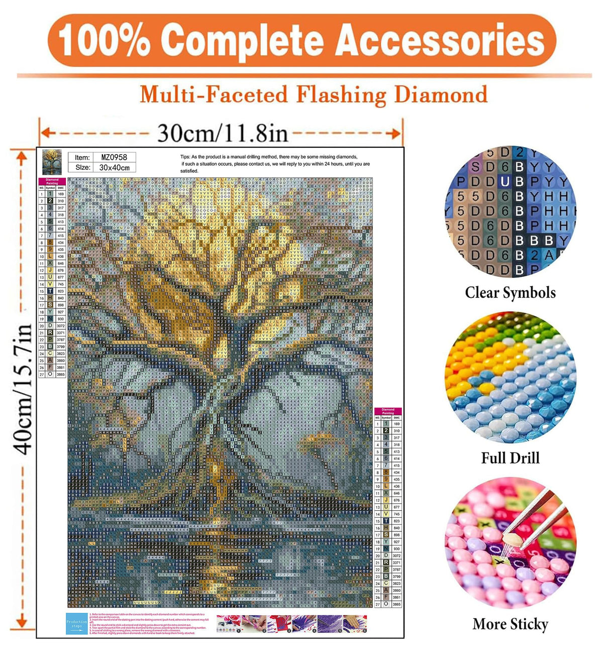 igoodom Diamond Art Kits for Adults, Tree of Life Diamond Painting Kit, Full Drill Round Tree Diamond Art Kits, DIY Gem Art and Crafts for Home Wall Decor Gift 12x16inch igoodom