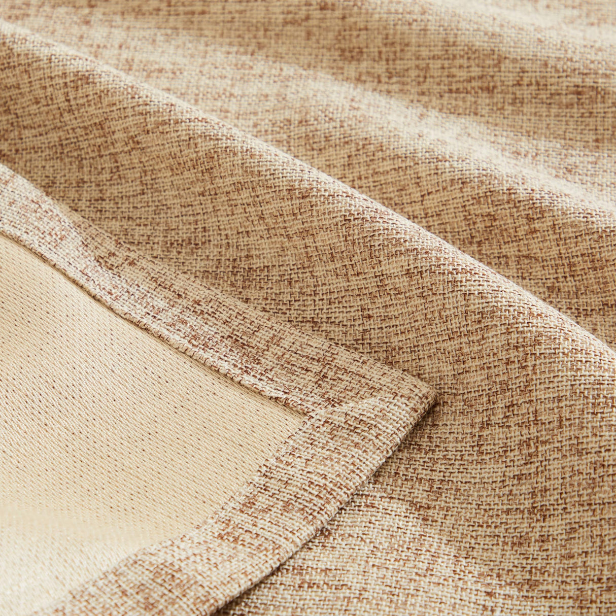 ZeeMart Burlap Style Farmhouse Table Runners 72 Inches Long, Beige Rustic Woven Dining Table Runner for Everyday Use, 14x72 Inches, Oatmeal Beige ZeeMart