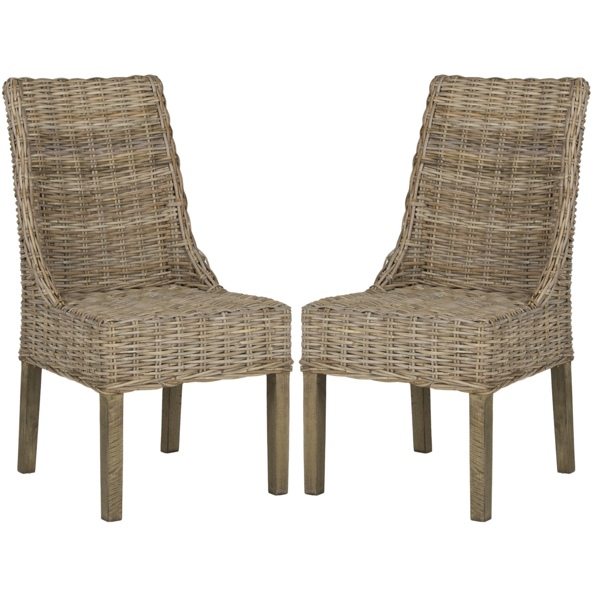 Safavieh Home Collection Suncoast Brown Dining Chair Safavieh