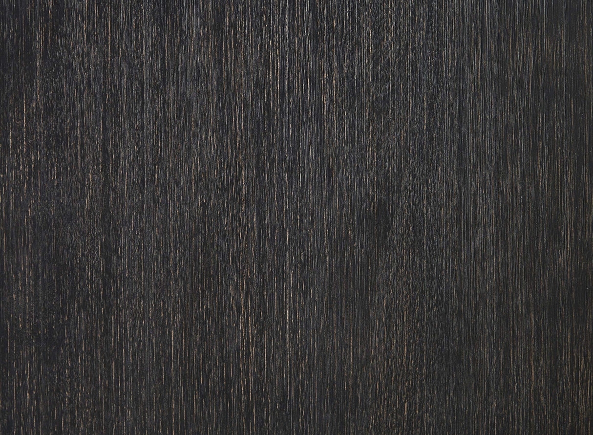 Signature Design by Ashley Tyler Creek Modern Farmhouse Upholstered Dining Room Bench, Antique Black Finish Signature Design by Ashley