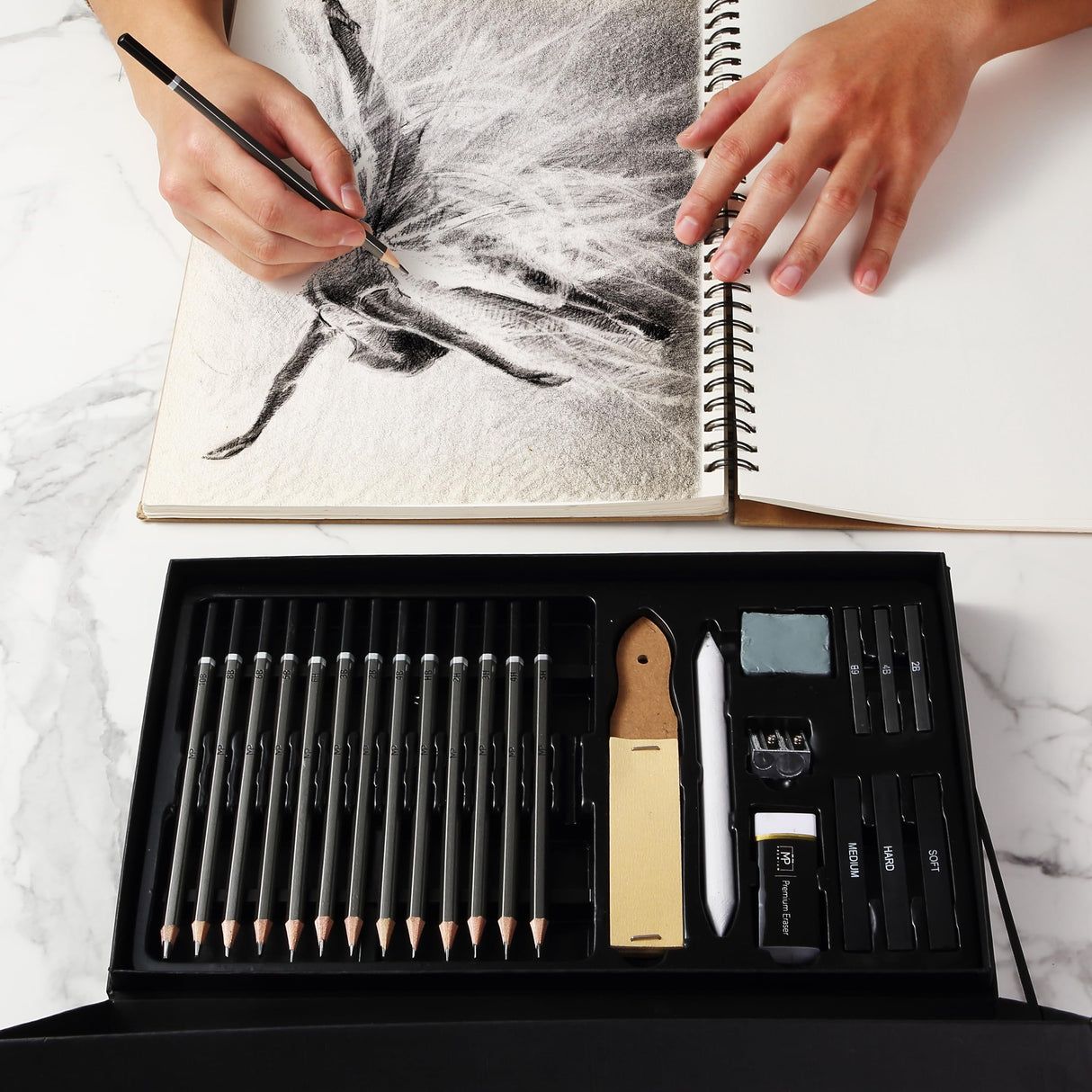 Mr. Pen- Sketching Pencils Set, 25 pcs, Art Set, Graphite Pencils for Sketching Mr. Pen