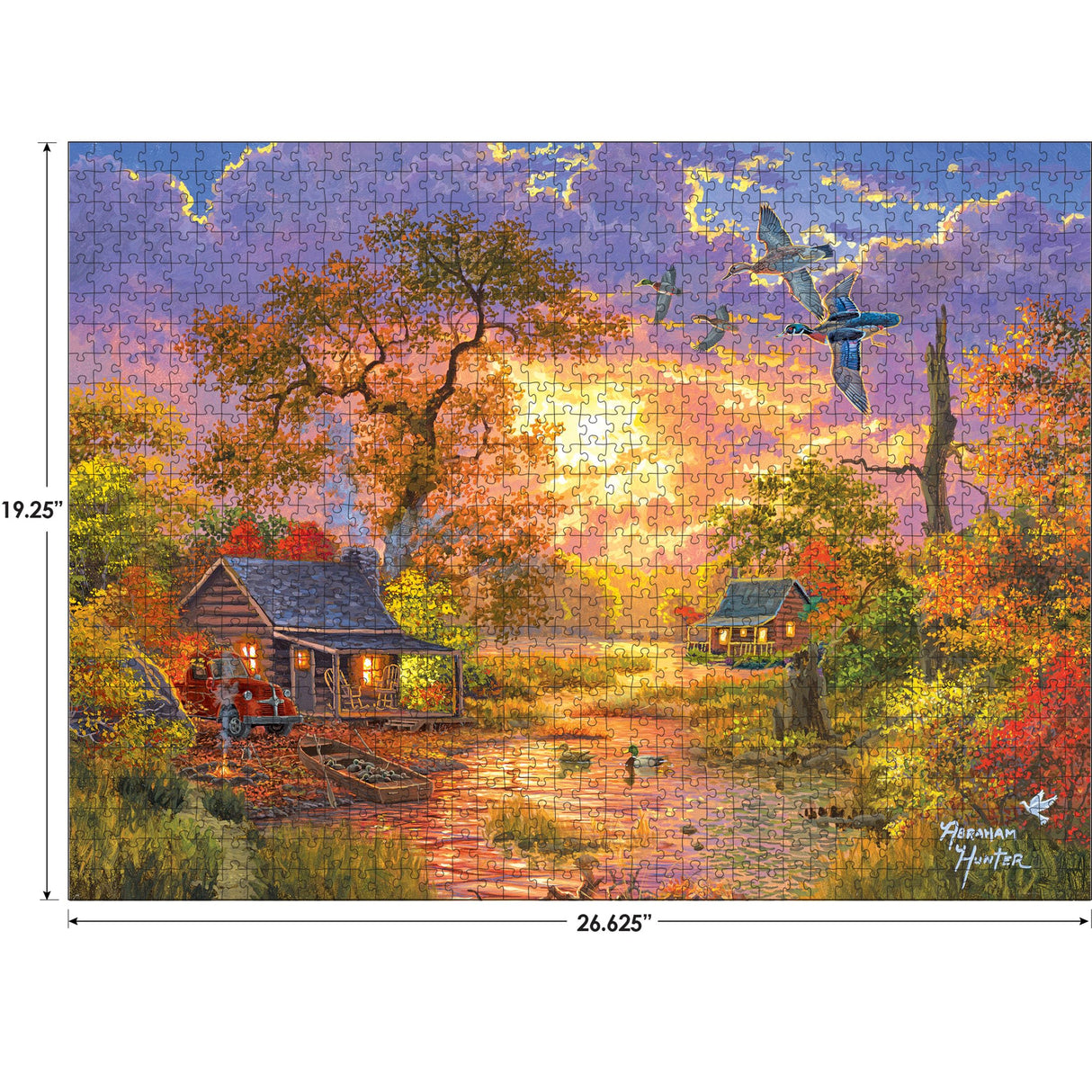 RoseArt - Abraham Hunter - The Best Day - 1000 Piece Jigsaw Puzzle for Adults RoseArt