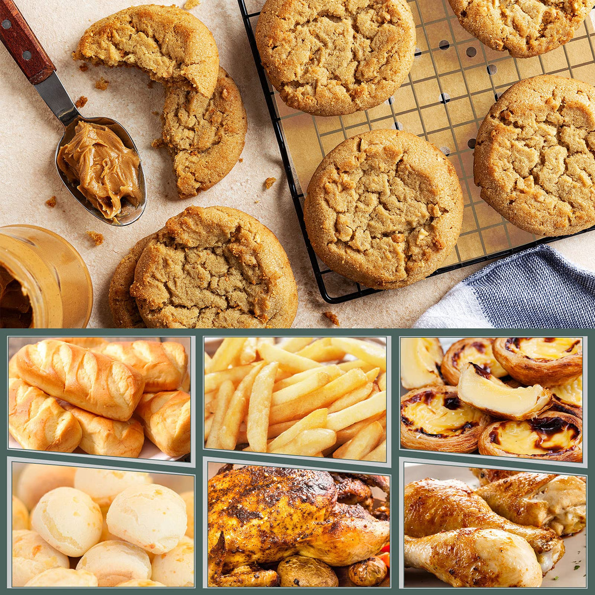 200pcs Air Fryer Parchment Paper Disposable Liner 8.5inch, Premium Perforated for Air Fryer, Streamer, Pans, No Burn, Easy Cleanup (Brown) SyeiouC