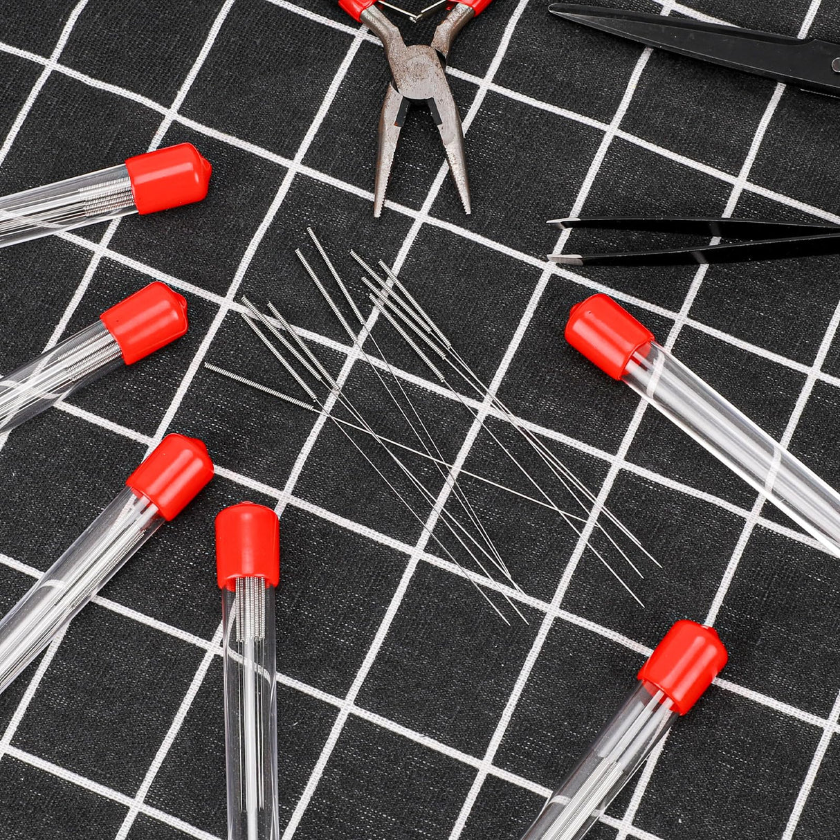 60 Pieces 3D Printer Nozzle Cleaning Kit,Stainless Steel Nozzle Cleaning Needles 3D Printer Tool Kit 3D Printer Nozzle Cleaner 3D Printer Accessories (Diameter 0.15/0.2/0.25/0.3/0.35/0.4mm) Mozeat Lens