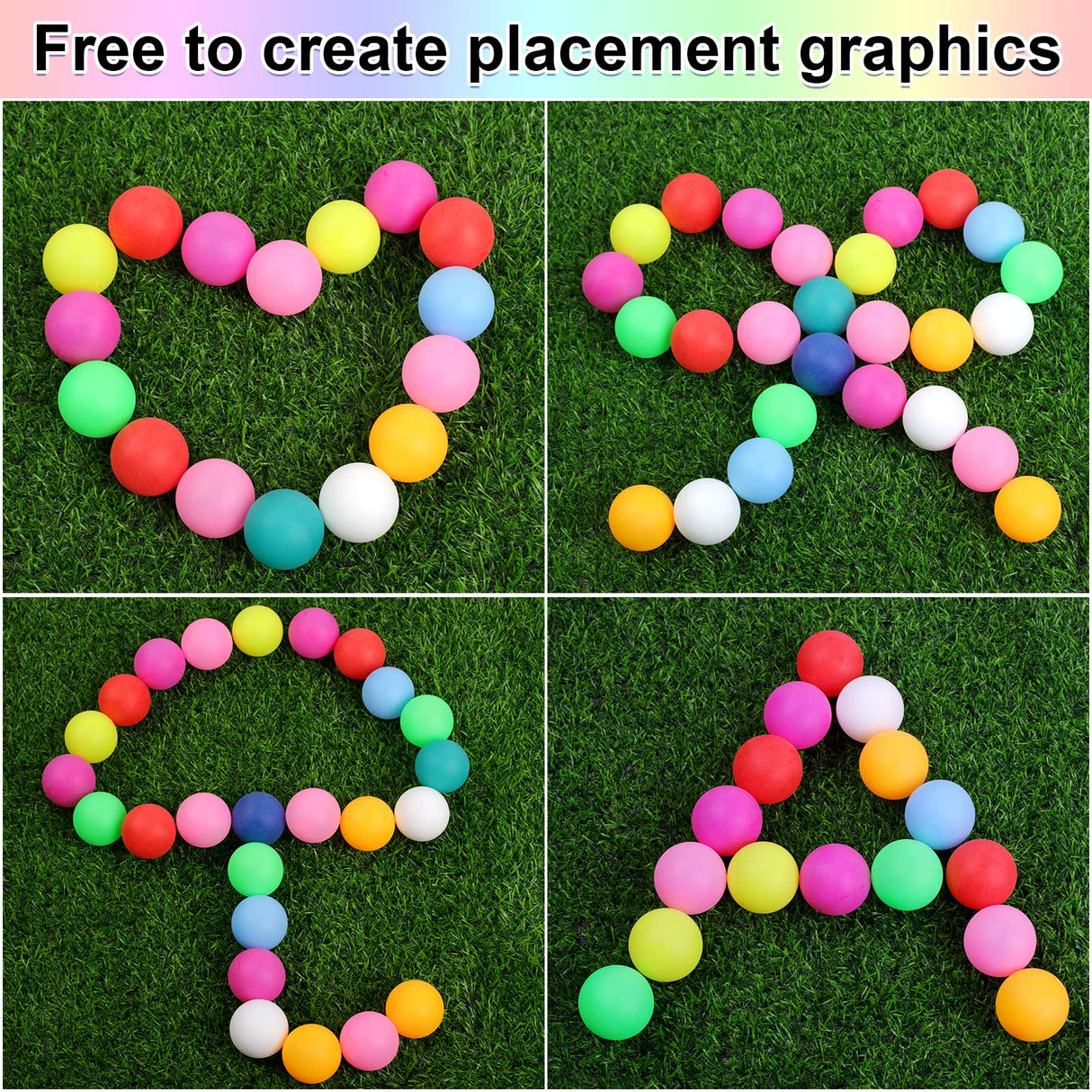 Guirnd 28 Pcs Colored Ping Pong Balls, 40mm Table Tennis Balls, Ping Pong Balls for Games or Arts, Pong Balls for Kids, Pet Toys Guirnd