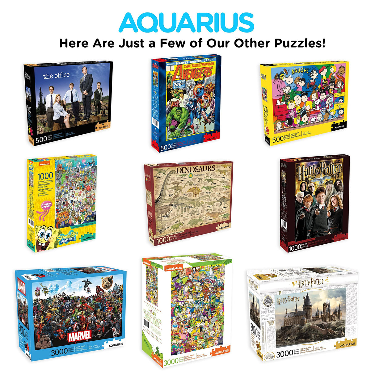 AQUARIUS - Dean Russo Alien 500 Piece Jigsaw Puzzle AQUARIUS