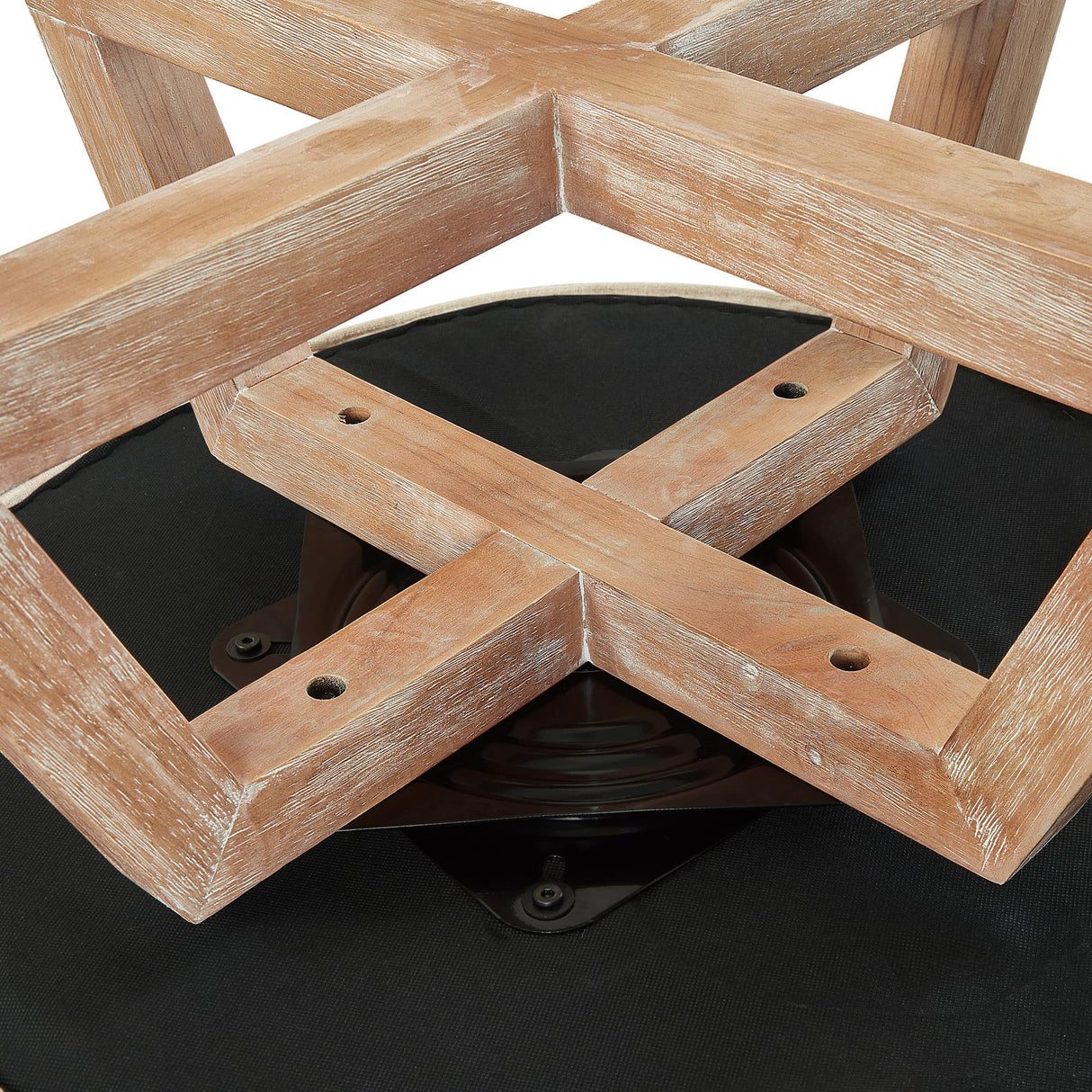 NoeBanJe Swivel Accent Chair, Farmhouse Retro Swivel Chair, Dressing Chair, Linen Fabric Upholstered Reading Chair with Wood Base Bucket Chair for Living Room, Bedroom, Office, Dresser (Beige) NoeBanJe