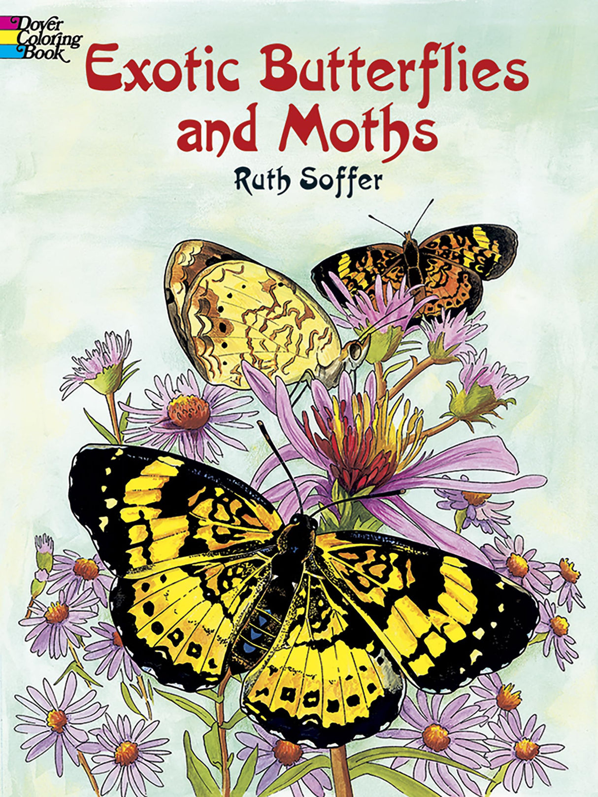 Exotic Butterflies and Moths Coloring Book (Dover Butterfly Coloring Books) Dover Publications