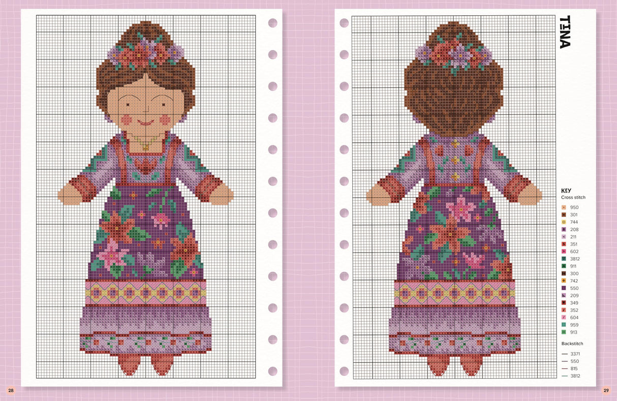 My Cross Stitch Doll: Fun and easy patterns for over 20 cross-stitched dolls WoodArtSupply