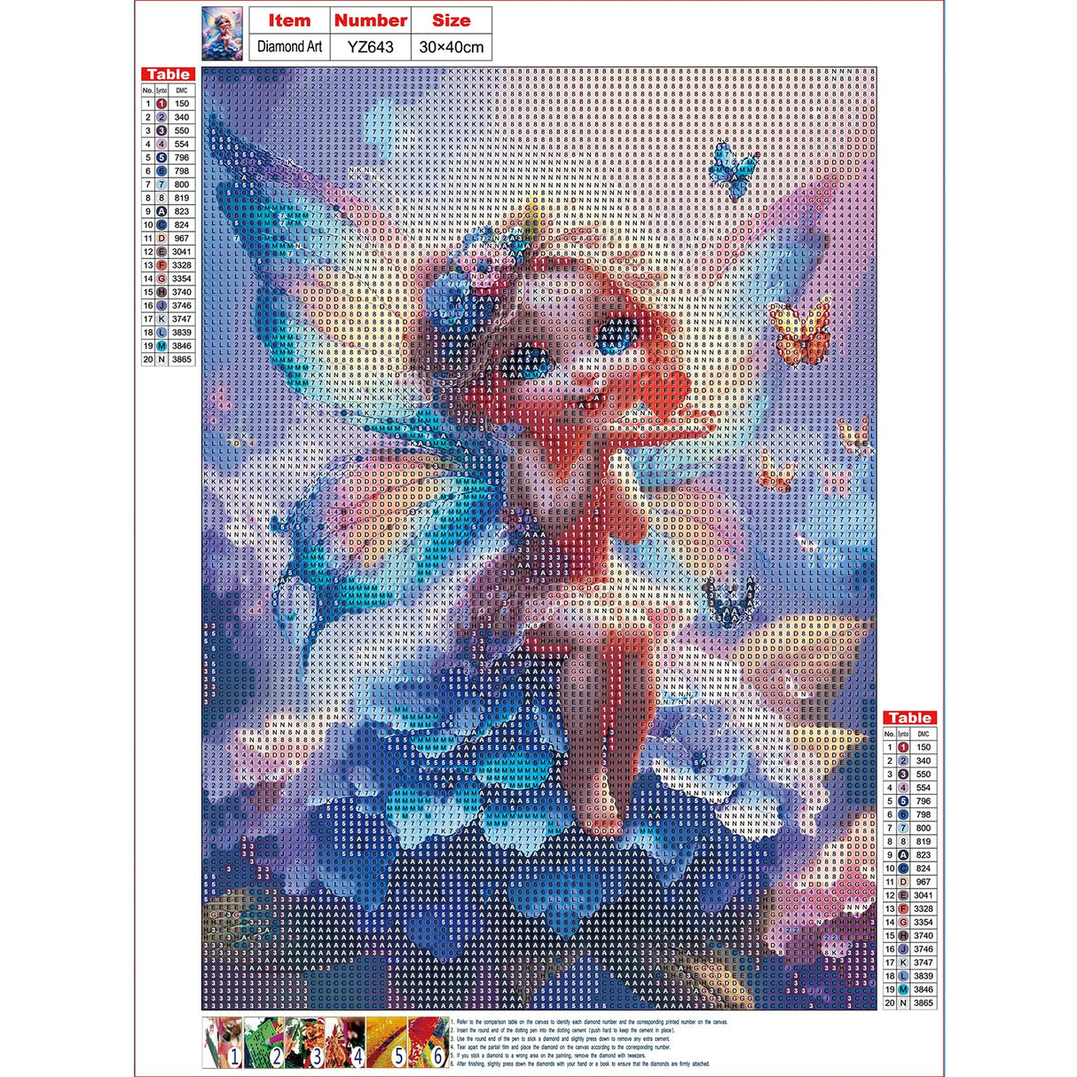 DPHERO Fantasy Wolves Diamond Painting Kits for Beginners Adults,5D DIY Moon Diamond Art Kits,Round Full Drill Dreamland Gem Art Crafts Kits, DIY Painting by Numbers for Home Wall Decor 12x16 inch DPHERO