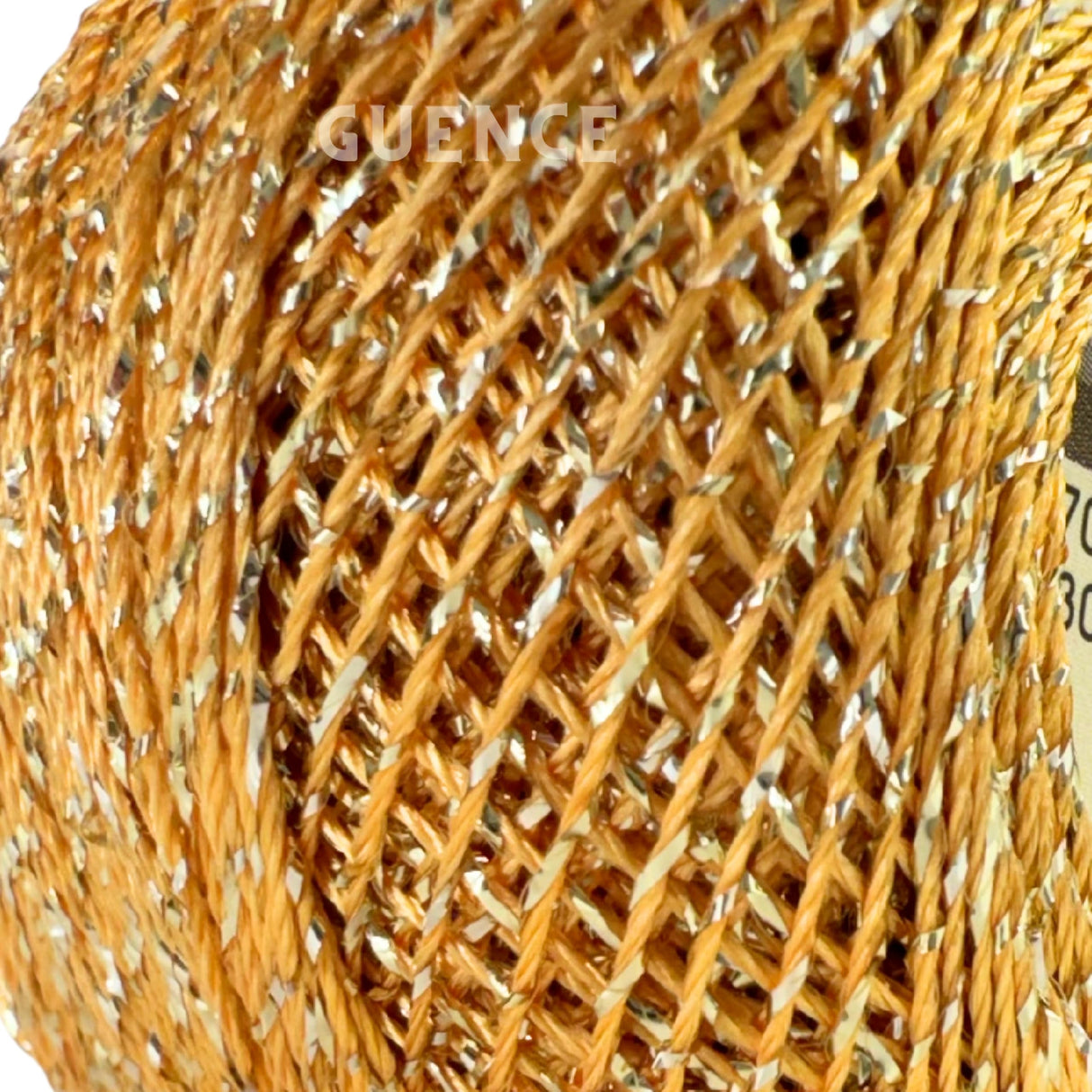 Yarnart Camellia Metallic Shimmer Fine Yarn - 70% Polyester, 30% Metallic, 192m, 20g, Crochet Thread, Lace, Embroidery, Jewelry Making, and Decorative Craft Yarn, 1.25mm Hook (Gold) YarnArt