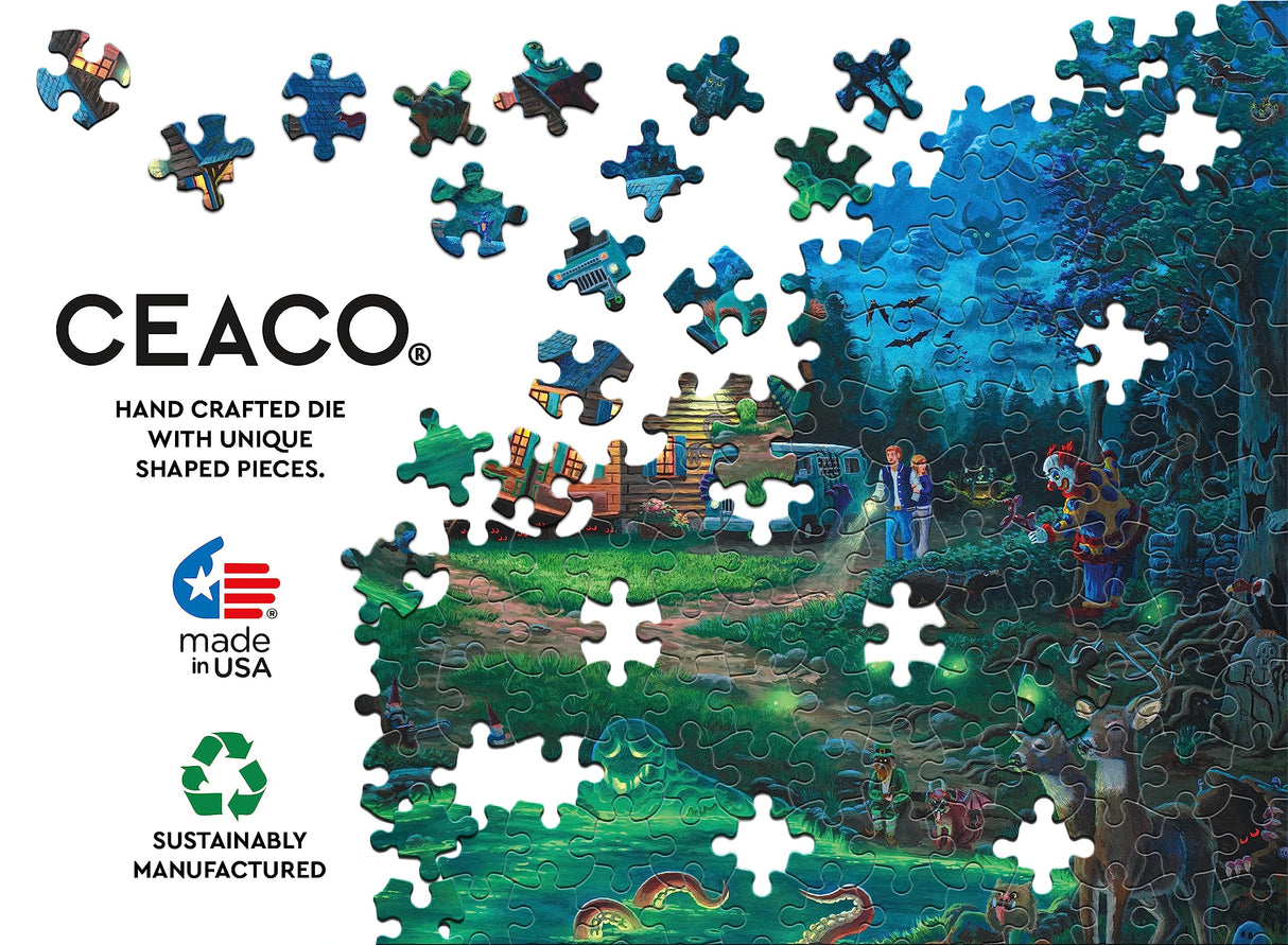 Ceaco - A Supernatural Retreat - Glow - 750 Piece Jigsaw Puzzle Ceaco