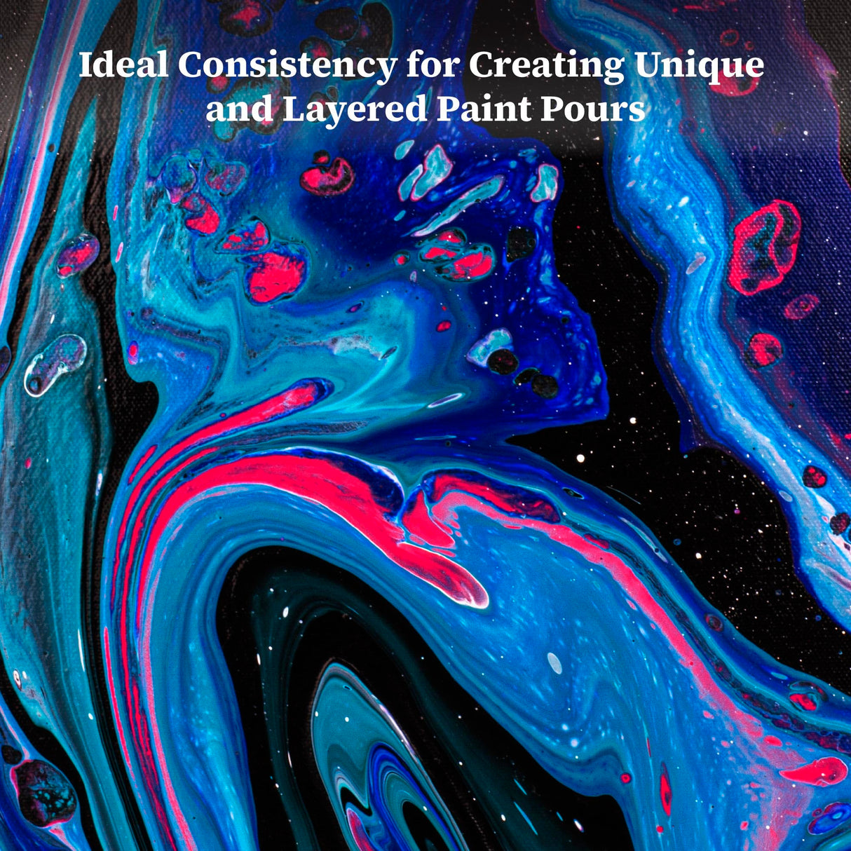 DecoArt Paint Pouring Kit, Neon Blast Colors, Fluid Art Ready to Pour Paints, Use on Canvas, Wood and More! 6 pack Set DecoArt