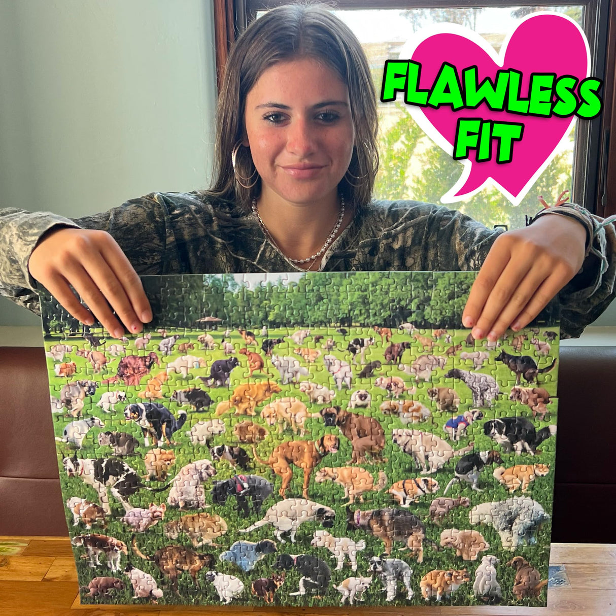 Funwares Original 101 Pooping Puppies Puzzle - Hilarious Jigsaw Puzzle - Perfect White Elephant Gag Gift - Funny Dog Pooping Puzzle for Adults and Kids! 500 Piece Puzzle! Funwares