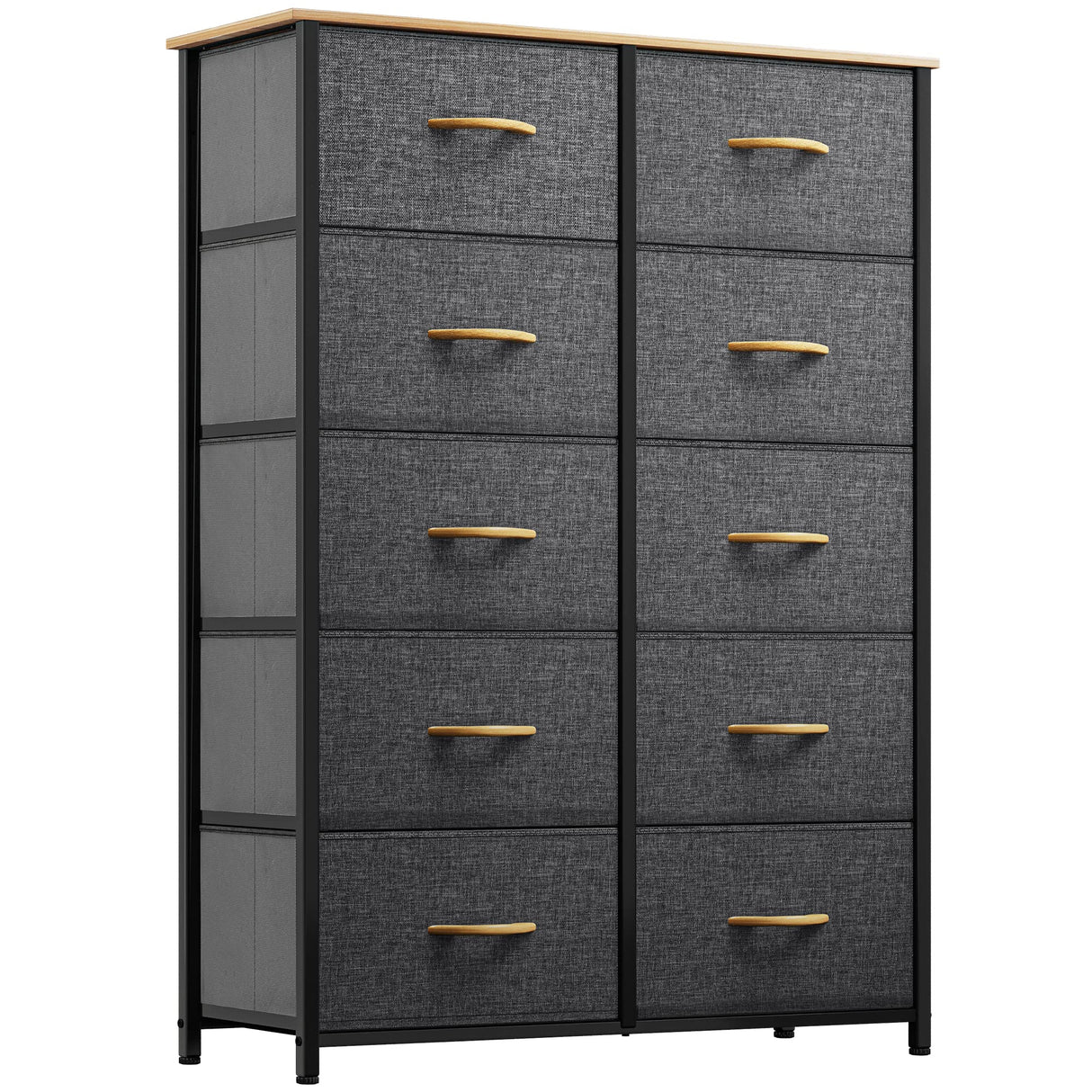YITAHOME 10 Drawers Dresser, Fabric Dresser, Fabric Storage Tower, Organizer Unit for Bedroom, Living Room, Hallway, Closets YITAHOME