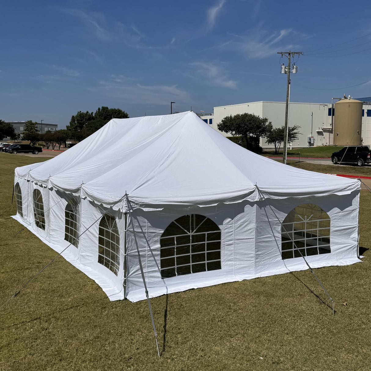 40'x20' PVC Pole Tent - Fire Retardart Heavy Duty Party Tent Wedding Tents Canopy Tents for Parties by Delta DELTA