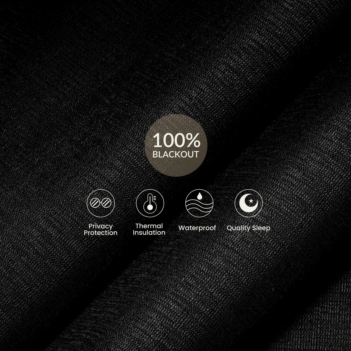 HOTSOON Blackout Linen Roller Shades for Windows Cordless Room Darkening Roller Blind Easy to Install with Cassette Valance Custom Window Shades for Home Office Living Room, Black, Custom Size. HOTSOON