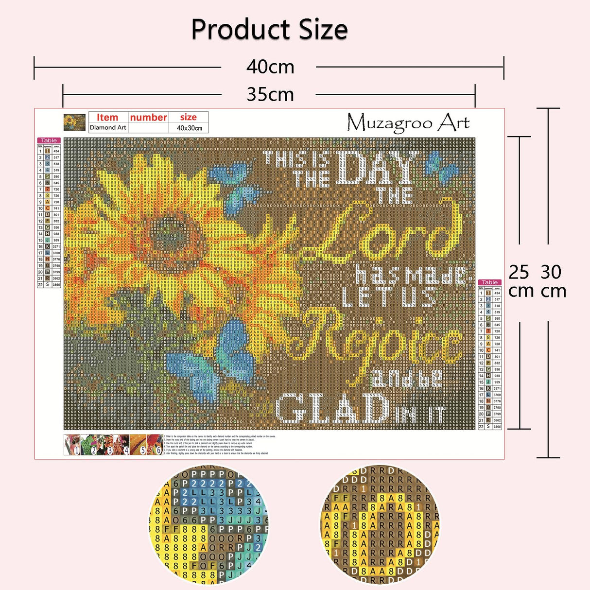 Muzagroo Art 5D Diamond Paintings Kits for Adults 5D Diamond Art Kits with Round Full Drill Diamonds DIY Gem Art for Beginners Love Theme 4PCS Wall Art for Living Room Muzagroo Art