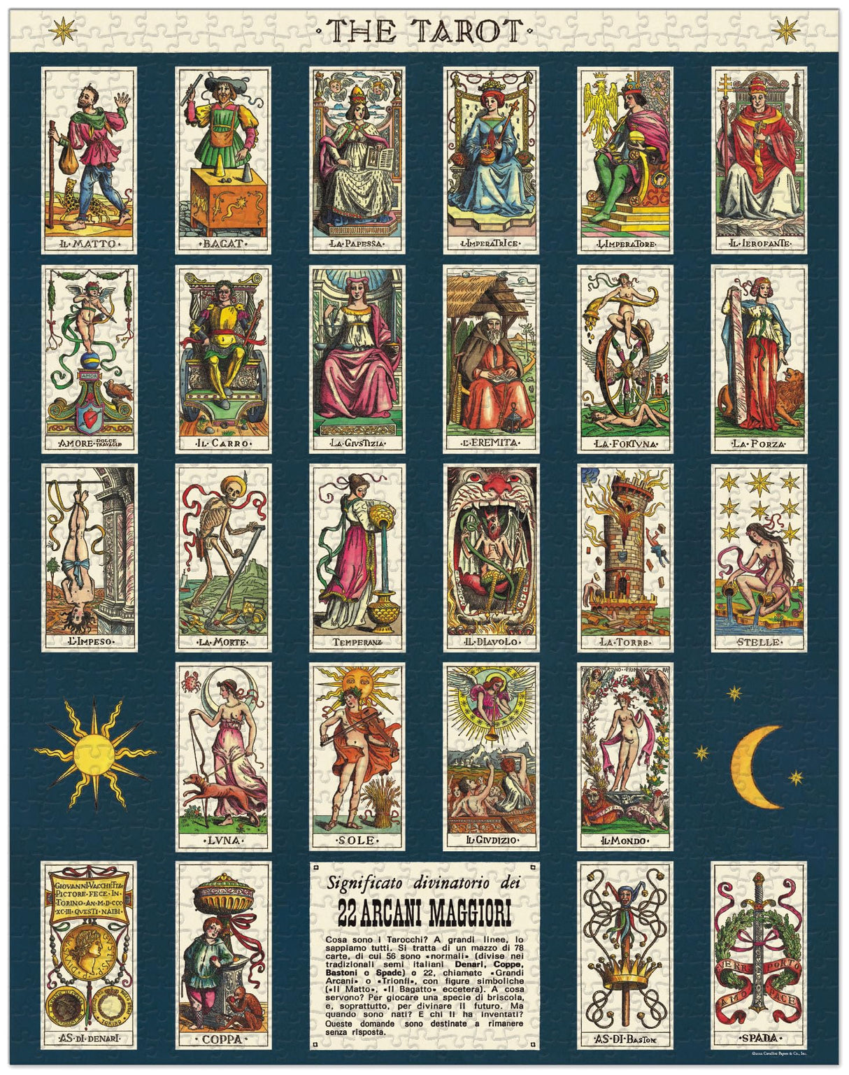 Cavallini & Co. Tarot 1,000 Piece Puzzle Cavallini