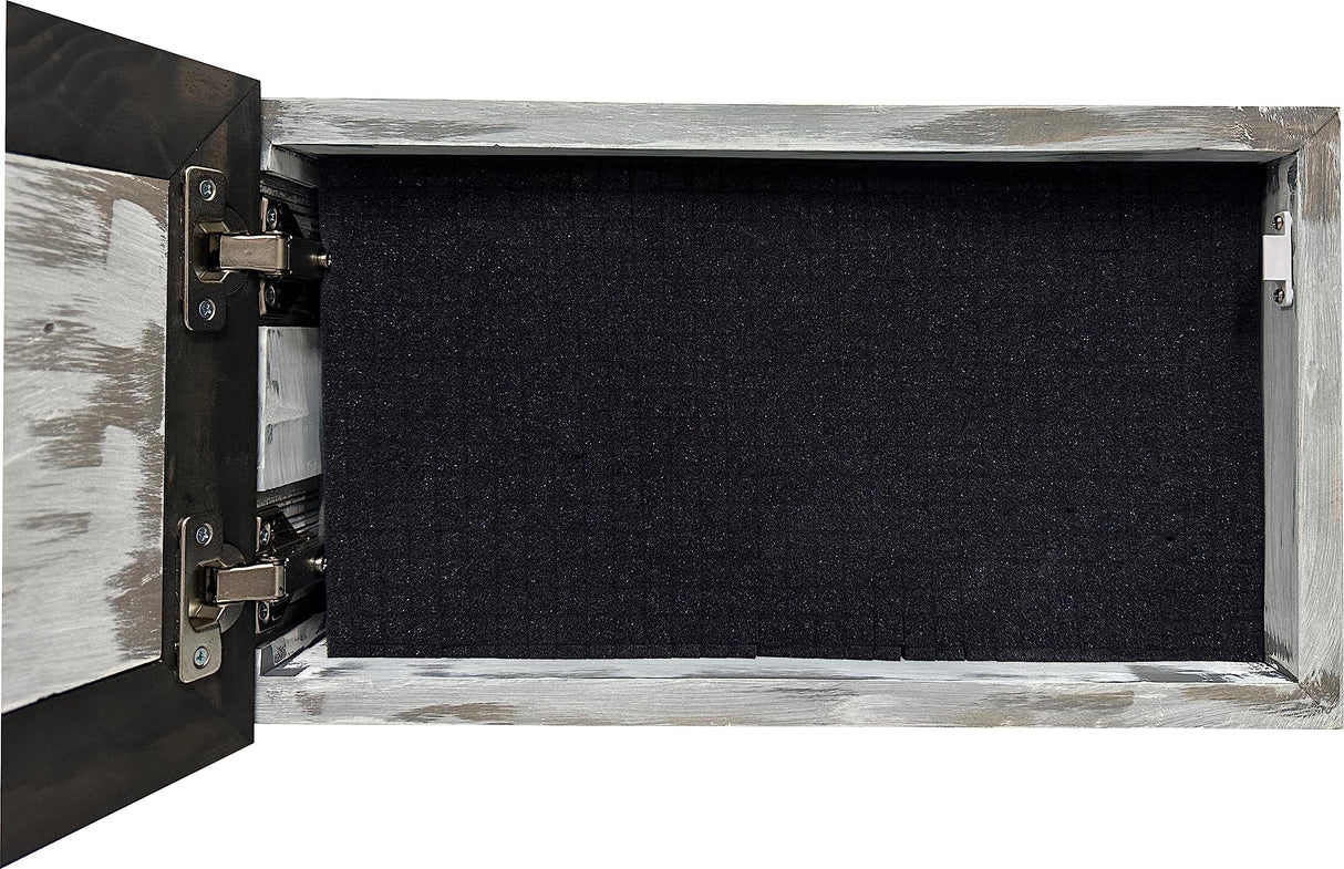 Bellewood Designs Bless This Home And All Who Enter Decorative Wall-Mounted Secure Hidden Gun Cabinet Bellewood Designs