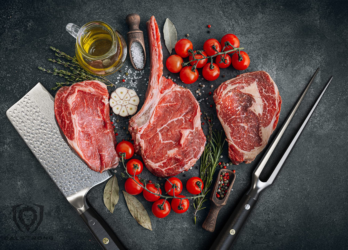 DALSTRONG Meat Fork - 7 inch - "The Impaler" - Dual-Prong Carving & BBQ Fork - High Carbon Stainless Steel - G10 Garolite Handle - Professional Barbecue Carving Fork - Kitchen Utensils Dalstrong