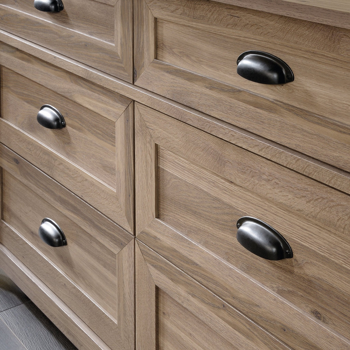 Sauder County Line Dresser, Salt Oak finish Sauder