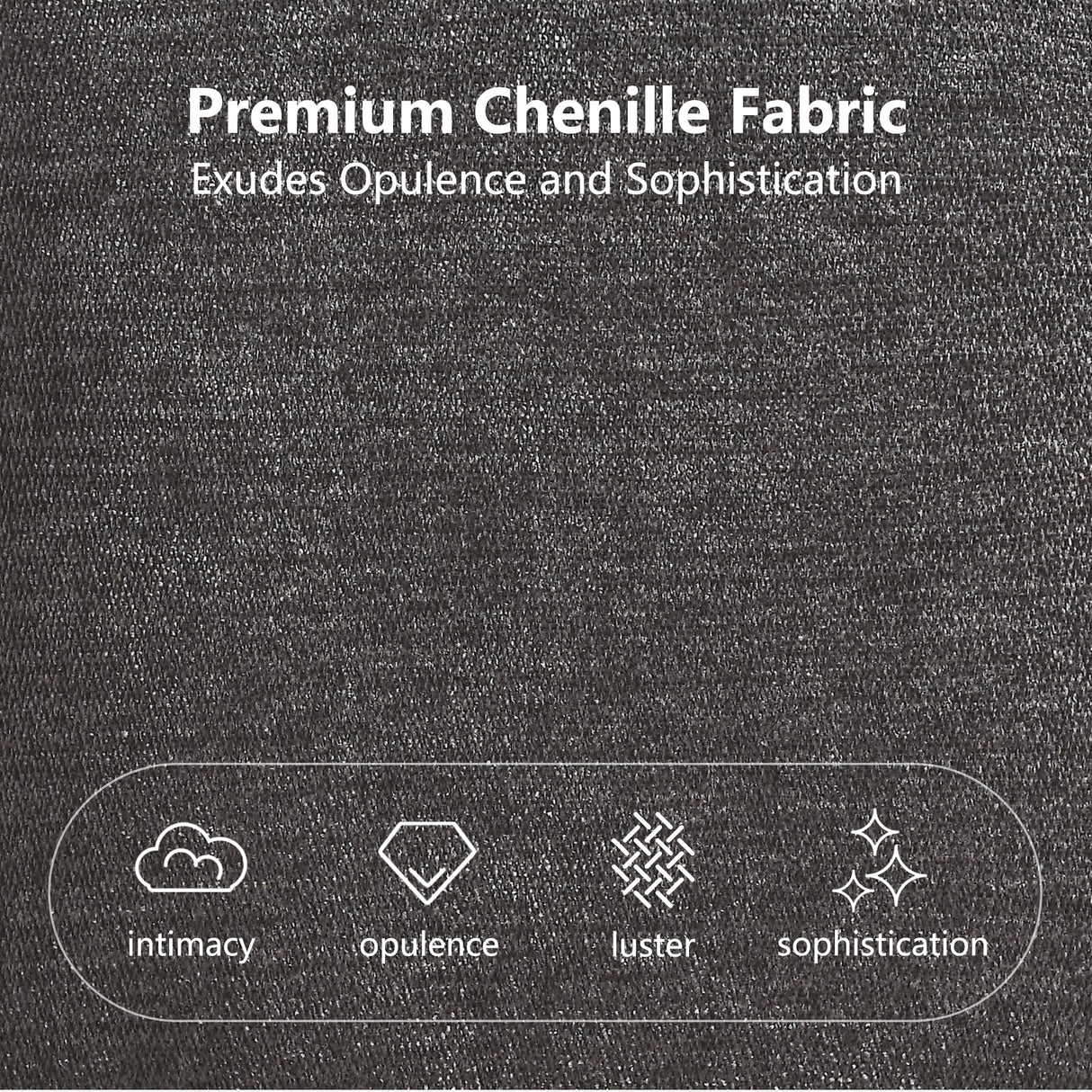 Olodumare King Grounded Bed Frame with Headboard, Cute Puff Grid Pattern Chenille Upholstered Platform Floor Bed with Sturdy Slats, No Box Spring Needed, Easy Assembly, Charcoal Grey Olodumare