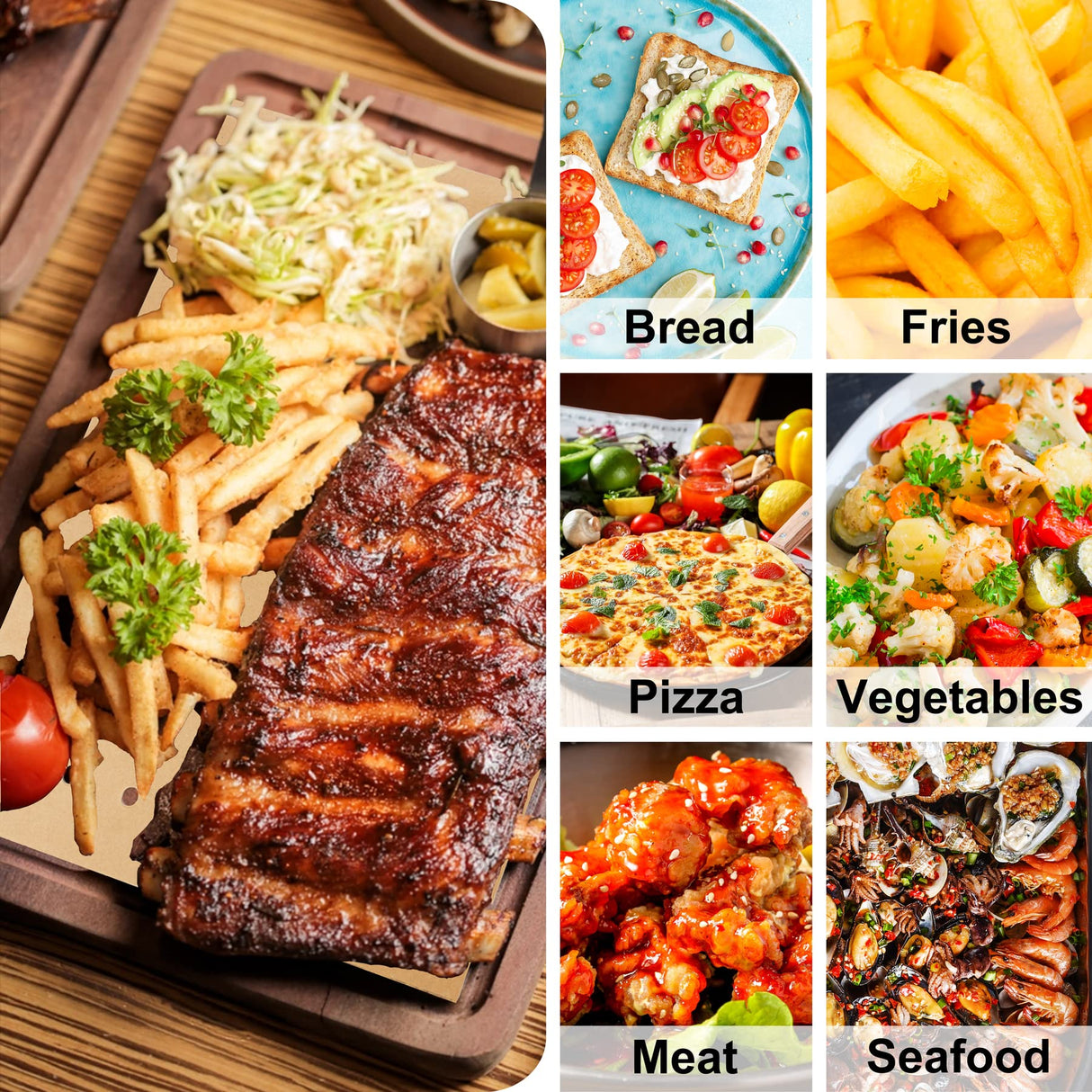 Air Fryer Liners Disposable, Parchment Paper for Baking, 100 Pcs 11 x 9 inch Unbleached Parchment Paper Sheets, Perforated Rectangular Baking Papers, HOFHTD Nonstick Air Fryer Accessories HOFHTD