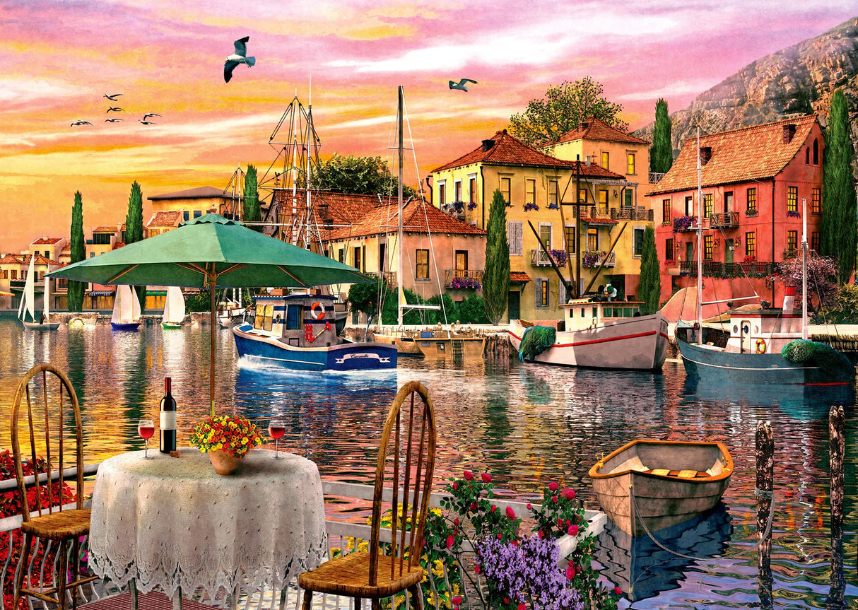 Anatolian Sunset Harbor Jigsaw Puzzle (3000 Piece), Multicolor (4905) Anatolian