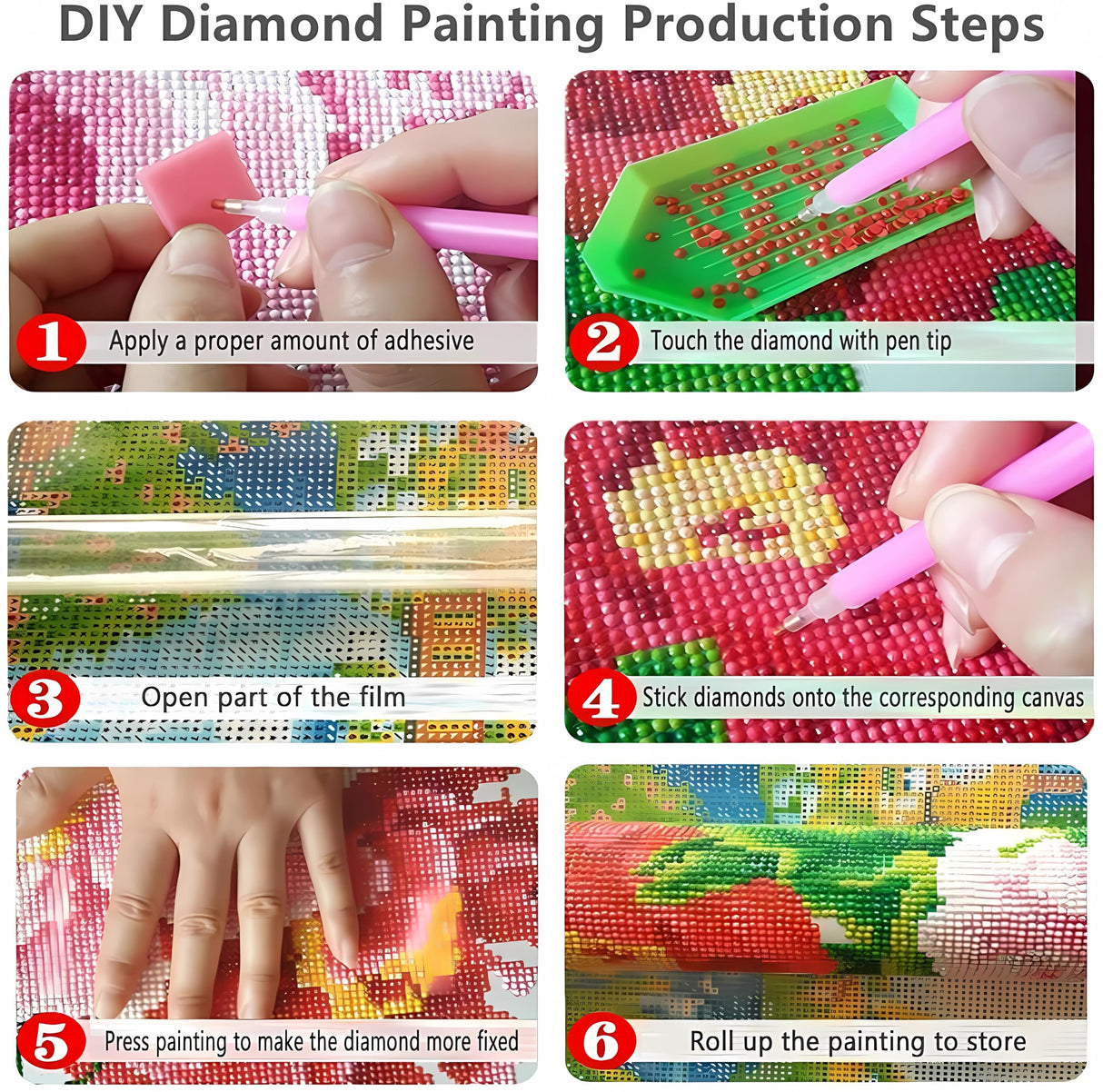 5D DIY Diamond Painting Famous People Art Full Round Drill Embroidery Mosaic Cross Stitch Craft Wall Decoration for Adults - 16x20 inches (40x50cm) IREDLII