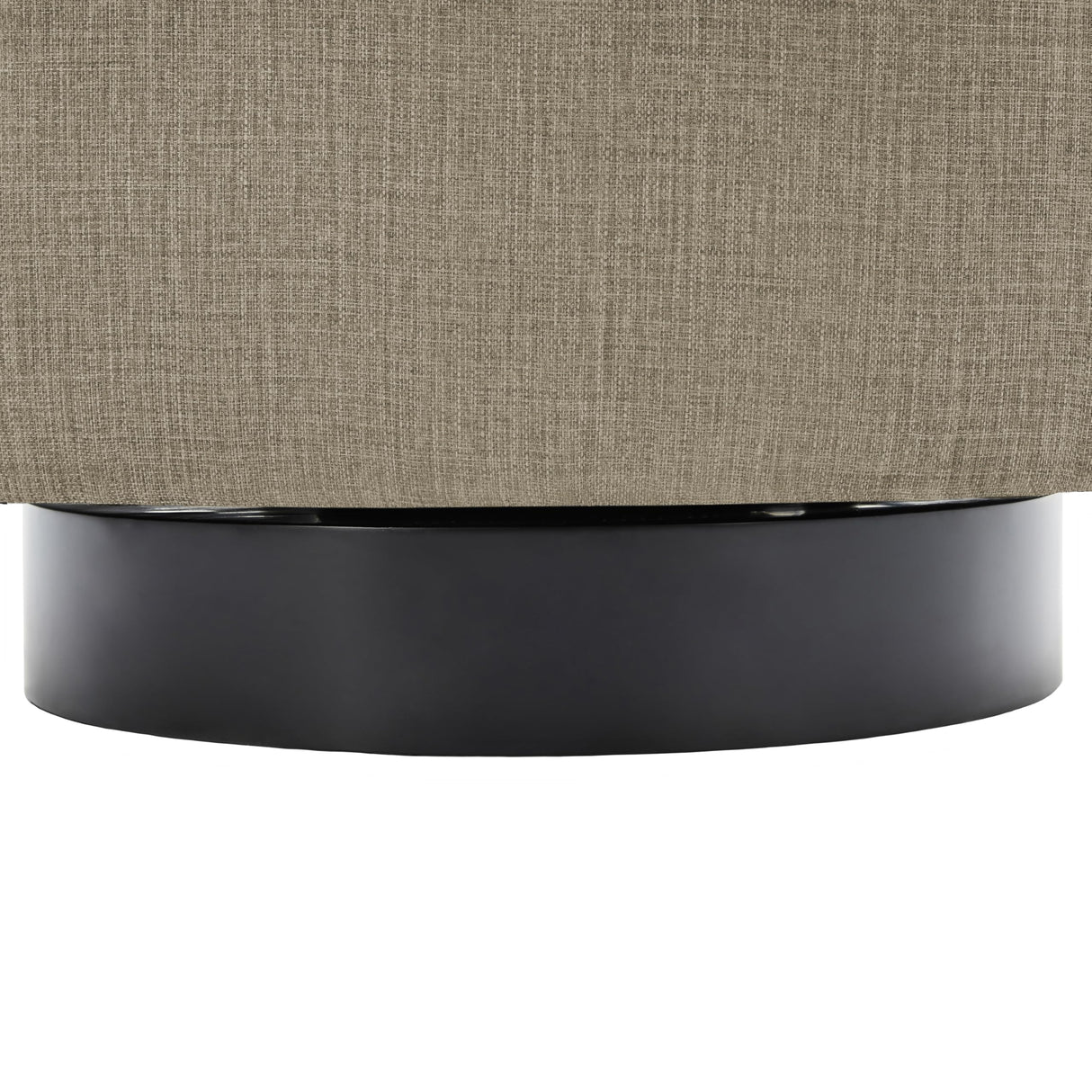 Pia Ricco Swivel Barrel Accent Chairs Set of 2, 360° Swivel Round Sofa Chair, Comfy Upholstered Fabric Single Sofa Club Armchair for Living Room/Reading Room/Bedroom, Light Brown Pia Ricco