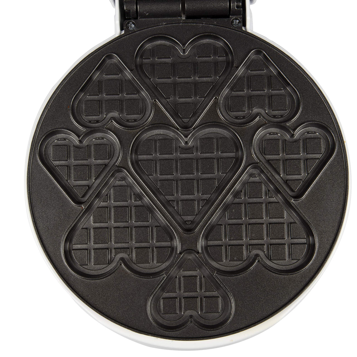 Valentine's Day Mini Hearts Waffle Maker - Bake 9 Heart Shaped Waffles or Pancakes w Electric Nonstick Iron- Show Love w Unique Breakfast or Treat for Her, Kids or Adults- Fun Dessert Gift for Her Him Waffle Wow!