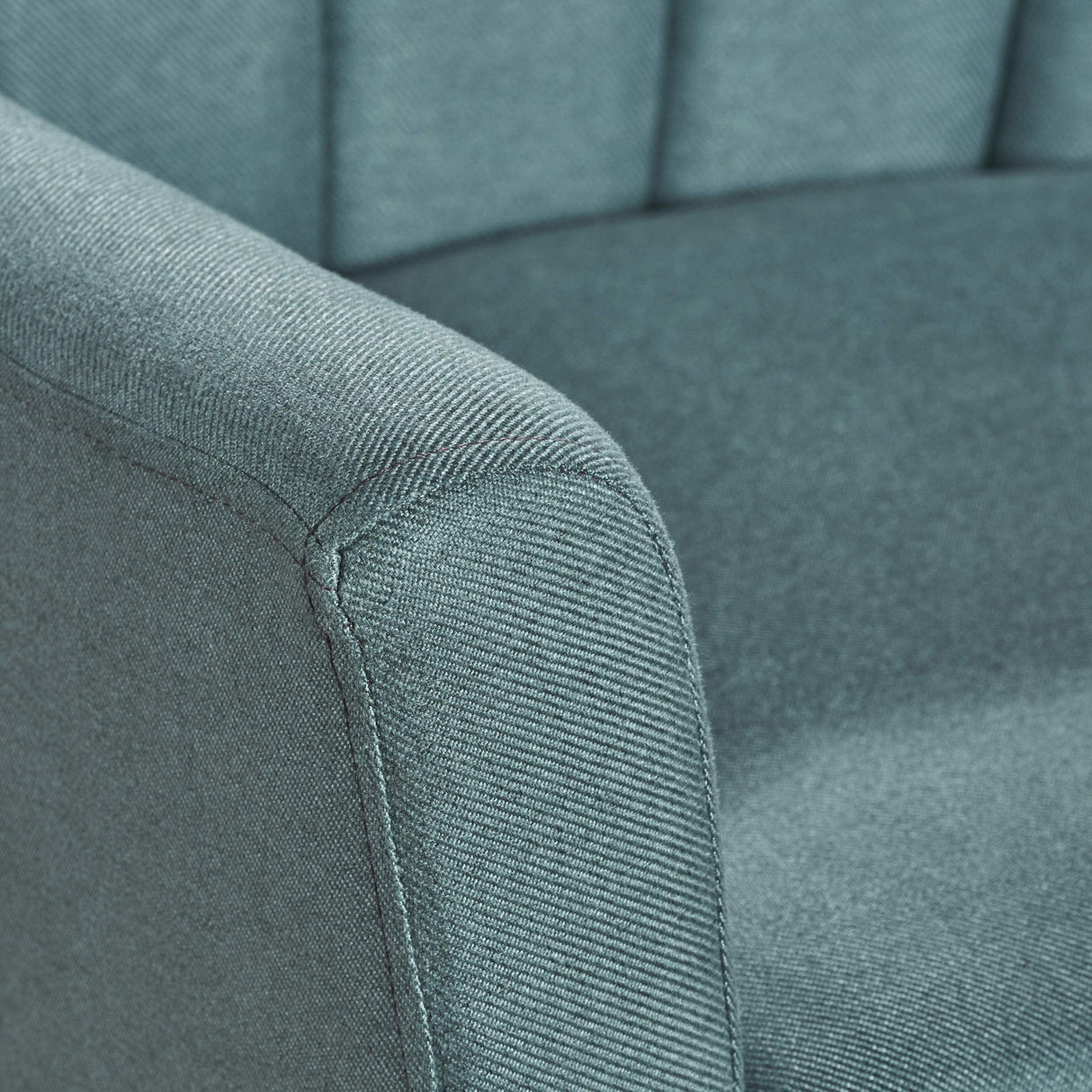 Christopher Knight Home Merel Mid Century Modern Fabric Club Chair, Dark Teal/Natural Christopher Knight Home