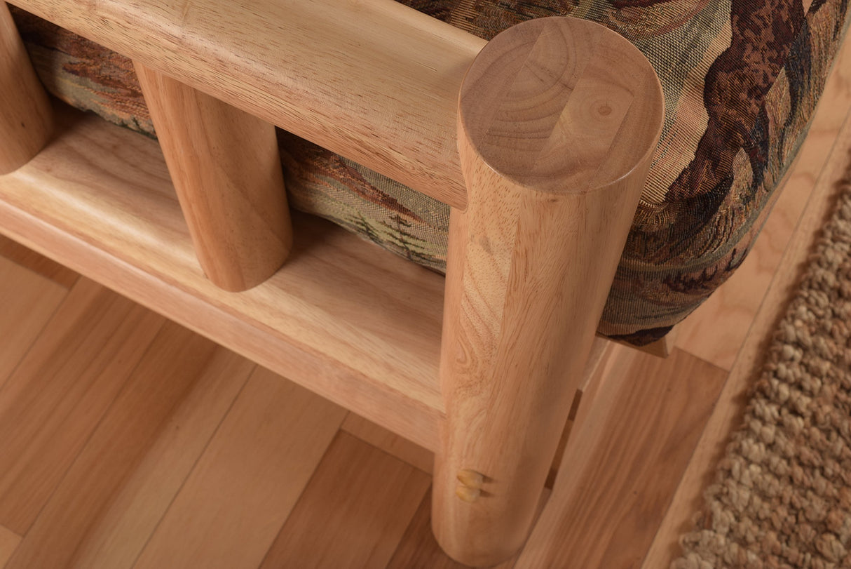 Kodiak Furniture Lodge Full-Size Traditional Solid Hardwood Frame in Natural Kodiak Furniture