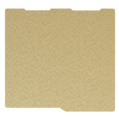HzdaDeve 256X268MM PEI Sheet for Anycubic Kobra 3/Combo/ACE Pro Flexible Spring Steel Build Plate Double Sided Textured Bed Board for 3D Printer Accessories Replacement (Gold)