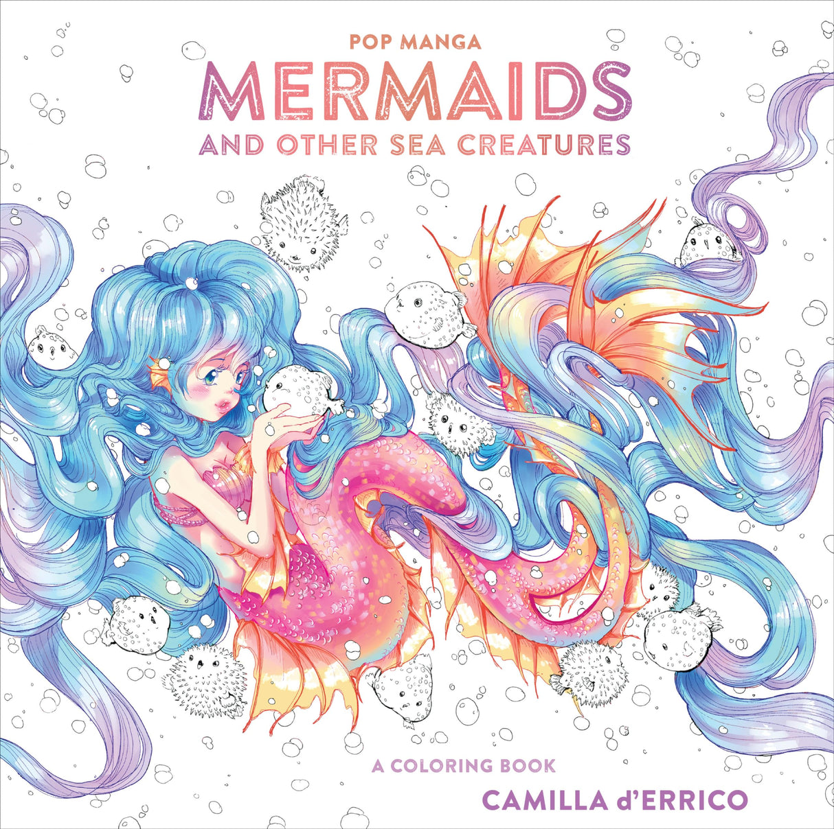 Pop Manga Mermaids and Other Sea Creatures: A Coloring Book Watson-Guptill