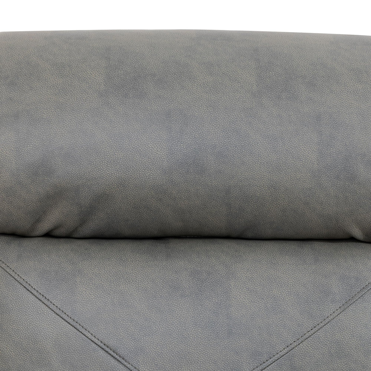 Anthato Power Recliner Sofa Set, Living Room Furniture Sets, 3-Piece Reclining Leather Sofa Loveseat Chair, Living Room Couch Set with Cup Holders/Coffee Table/LED Light for Home Theater/Office,Grey#2 Anthato