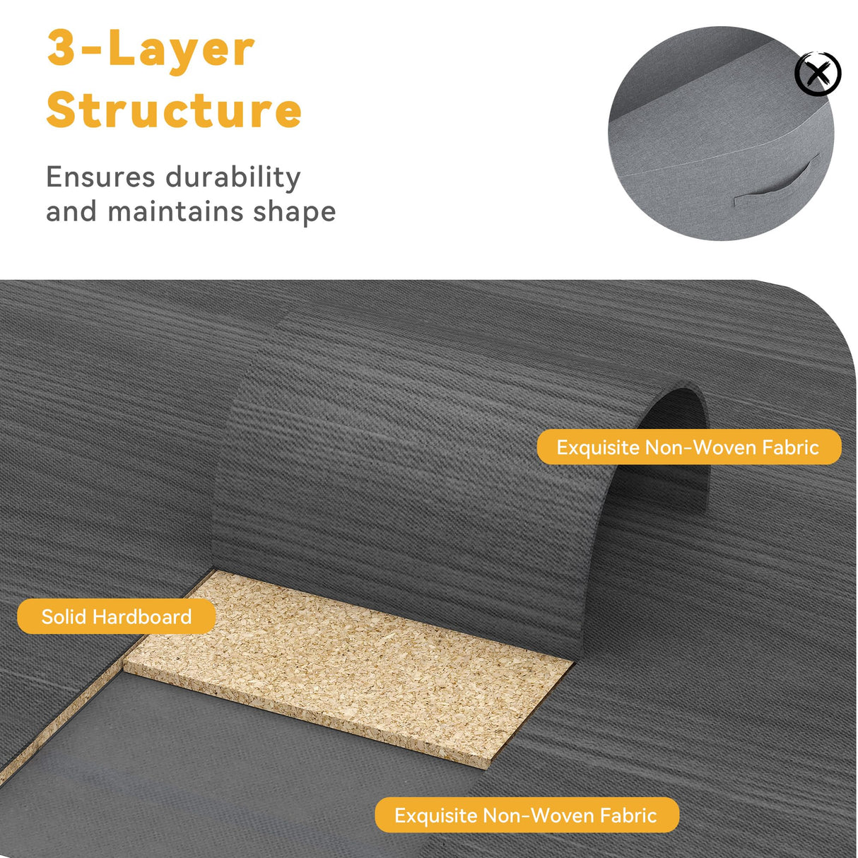 DWVO 10 Drawer Dresser - Fabric Storage Tower, Organizer Unit for Living Room, Hallway, Closets - Sturdy Steel Frame, Wooden Top & Easy Pull Fabric Bins DWVO