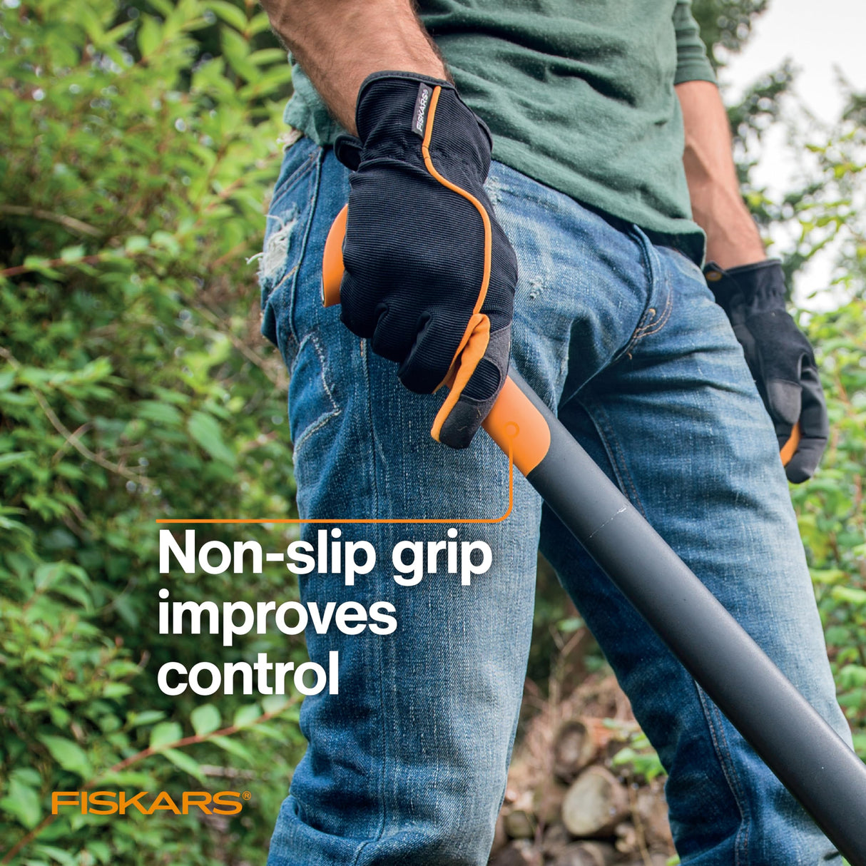 Fiskars 28" Hookaroon Saves Your Back - Lift, Drag, & Load Heavy Rounds of Firewood and Split Wood - Sharp and Lightweight Pick Tool for Logs - Pickaroon Logging Tool - Forestry Tools Fiskars