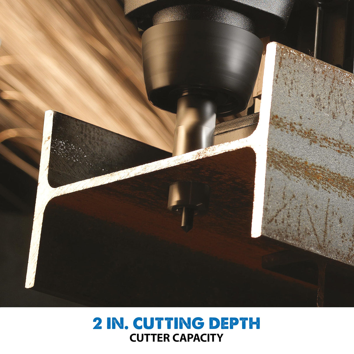 Evolution Power Tools EVOMAG42 1 5/8" Diameter x 2" Depth Magnetic Drilling System Evolution