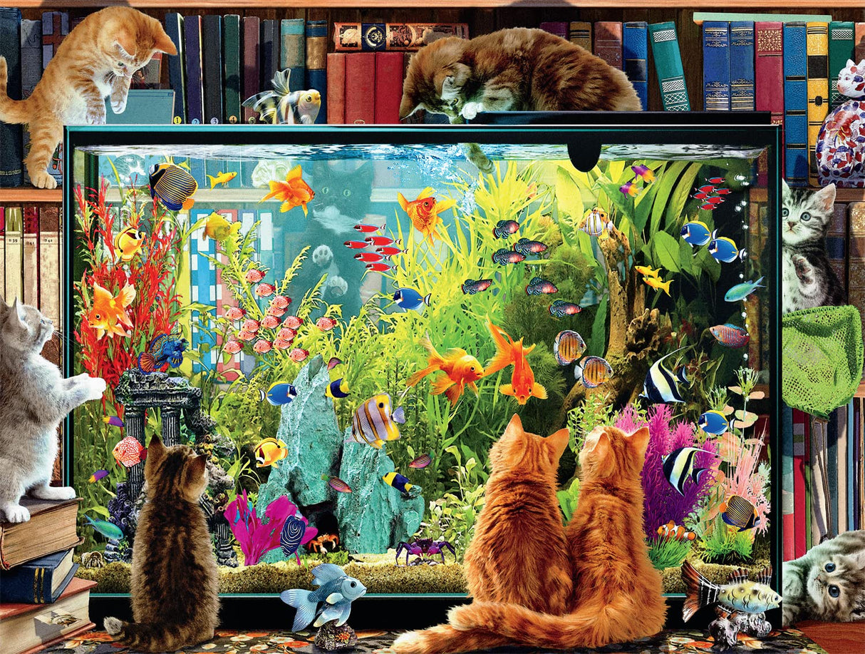 Buffalo Games - Garry Walton - Kitten Distraction - 750 Piece Jigsaw Puzzle for Adults Challenging Puzzle Perfect for Game Nights - Finished Size is 24.00 x 18.00 Buffalo Games