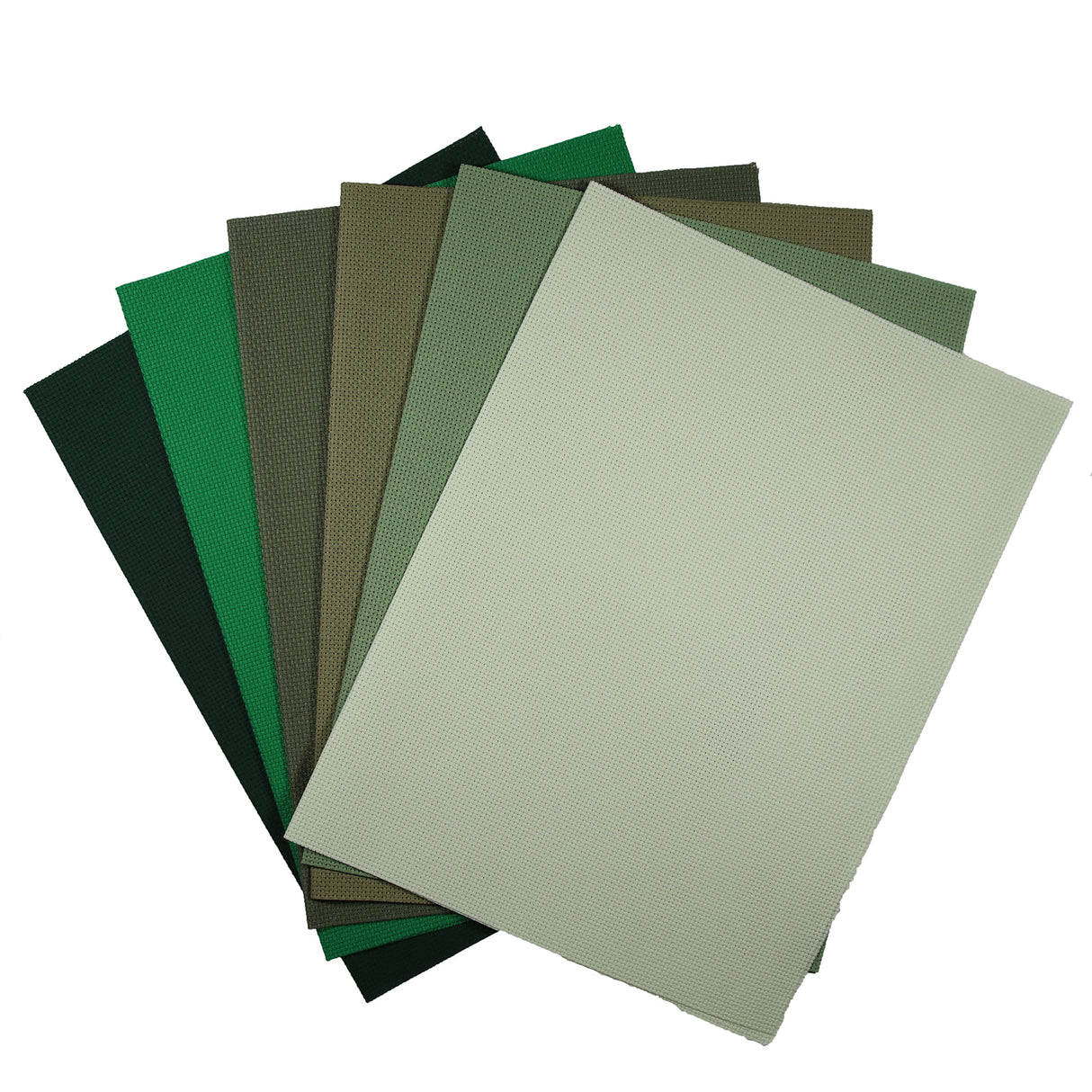 KCS 6 pc of 12" x 18"(30cmx45cm) Counted Cotton Aida Cloth Cross Stitch Fabric (14CT- Color #3) KCS