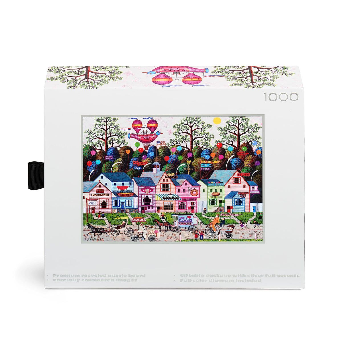 Buffalo Games - Charles Wysocki - Charles Wysocki - Confection Street - 1000 Piece Jigsaw Puzzle for Adults -Challenging Puzzle Perfect for Game Nights - Finished Size is 26.75 x 19.75 Buffalo Games