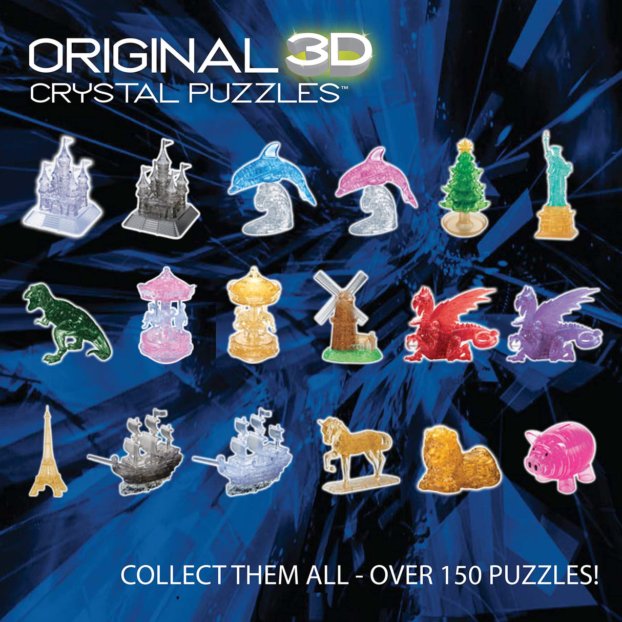BePuzzled, Stallion Deluxe Original 3D Crystal Puzzle, Ages 12 and Up Bepuzzled