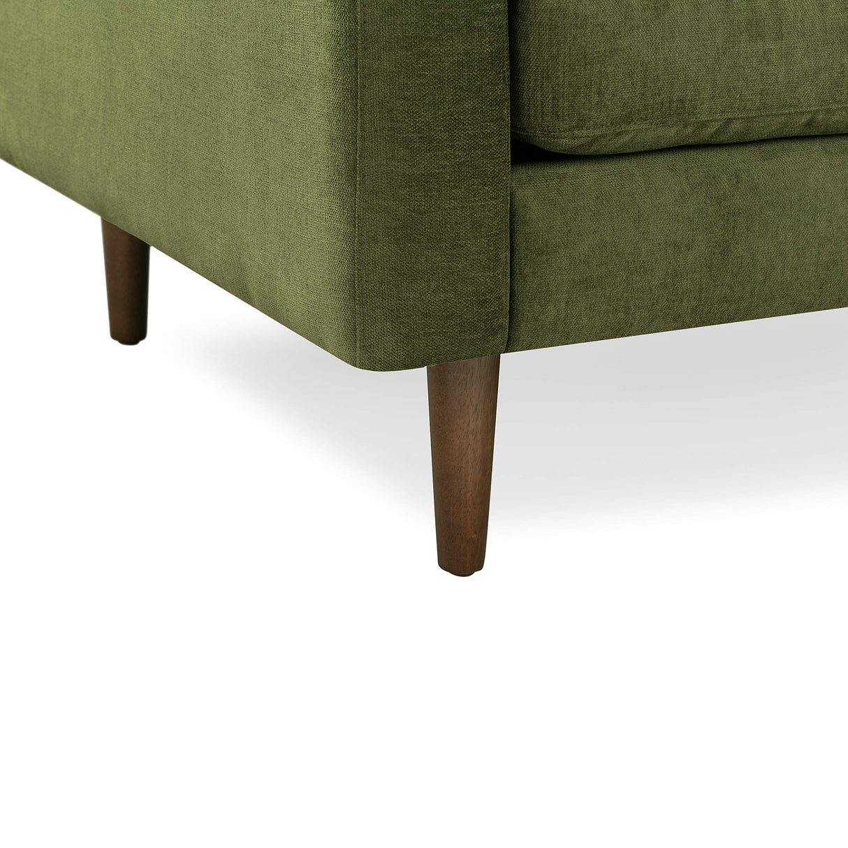 POLY & BARK Napa 88.5" Sofa in Distressed Green Velvet POLY & BARK